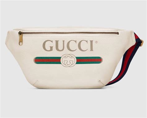 marsupio bianco gucci